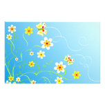 Mariposas florales coloridas papeleria personalizada