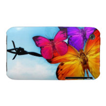 Mariposas iPhone 3 Case-Mate Cárcasa