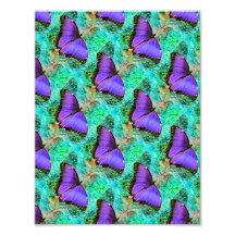 Mariposas púrpuras arte fotográfico