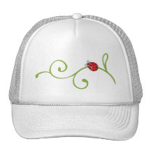 Mariquita en vid gorros bordados