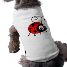 Mariquita linda camisetas de perrito