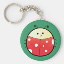 Mariquita linda llaveros personalizados