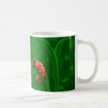 Mariquita y camaleón taza