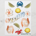 ¡Mariscos! Flyer Personalizado