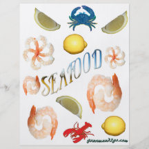 ¡Mariscos! Flyer Personalizado