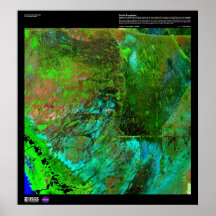 Marismas de la Florida - tierra como poster del ar