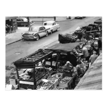Market del granjero de Brooklyn, 1960 Postal