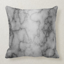 Mármol blanco y negro cojin