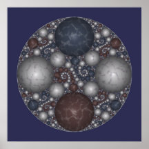 Mármol de Kleinian Poster