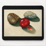 MÁRMOL ROJO, PIEDRAS DEL RÍO: ARTE: REALISMO TAPETES DE RATON