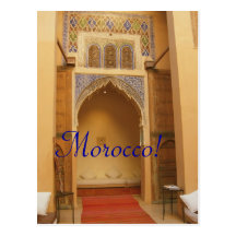 Marrakesh, Marruecos Tarjeta Postal