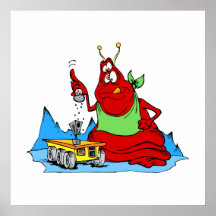 Marte delicioso Rover Poster