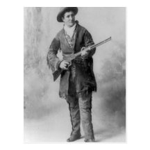 Martha "Calamity Jane amarillo " Tarjetas Postales