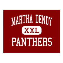 Martha Dendy - panteras - centro - Clinton Tarjeta Postal