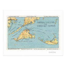 Martha's Vineyard y islas de Nantucket Postales