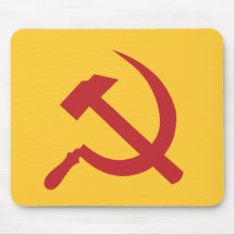 martillo y hoz de URSS del cccp Alfombrilla De Ratón