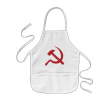 martillo y hoz de URSS del cccp Delantales