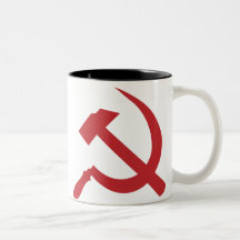 martillo y hoz de URSS del cccp Taza De Café