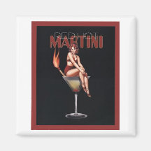 Martini candente imán