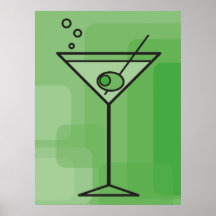 martini verde poster