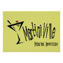 Martini Ville Invitación Personalizada