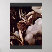 Martirio de St Matthew, por Miguel Ángel Merisi Poster