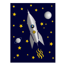 Martzkins en el © de la postal del espacio exterio