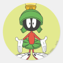 Marvin el Martian confundido Pegatina