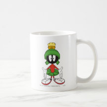 Marvin el Martian confundido Tazas