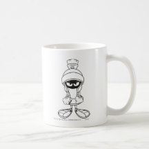 Marvin el Martian enojado en usted Taza