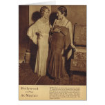 Mary Pickford y Gloria Swanson en un fiesta Tarjetón