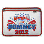 Maryland con Mitt Romney 2012 Funda Para Macbook Air