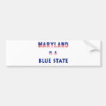 Maryland es un estado azul pegatina de parachoque