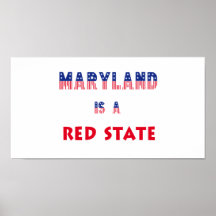 Maryland es un estado rojo impresiones