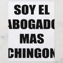 Mas Chingon del EL Abogado de la soja Flyer Personalizado