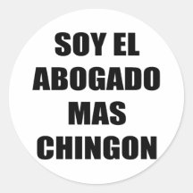 Mas Chingon del EL Abogado de la soja Pegatinas