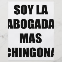 Mas Chingona de Abogada del La de la soja Tarjeton