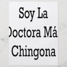 Mas Chingona de Doctora del La de la soja Tarjeta Publicitaria