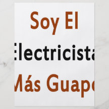 Mas Guapo del EL Electricista de la soja Tarjeta Publicitaria