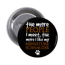 Más la gente resuelvo… el Schnauzer miniatura Pins