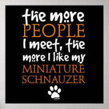 Más la gente resuelvo… el Schnauzer miniatura Impresiones