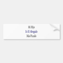 Mas Picudo del EL Abogado del MI Hijo Es Etiqueta De Parachoque