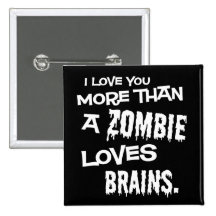 Más que un zombi ama cerebros pins
