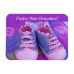 ¡Más rápidamente que Granma! los zapatos del chica imanes