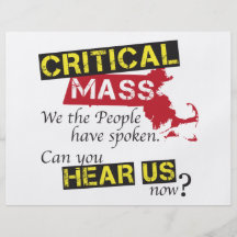 Masa crítica. ¿Puede usted ahora oírnos? Tarjetas Publicitarias