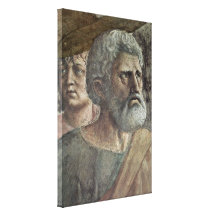 Masaccio - cabeza de Peter Impresión En Lona