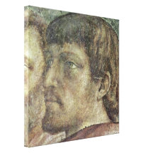 Masaccio - cabeza de un apóstol lona envuelta para galerias