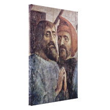 Masaccio - cura del detalle de la sombra de Peters Impresión En Lona Estirada