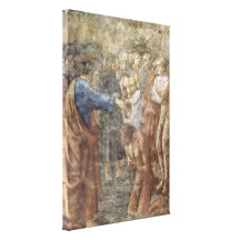 Masaccio - el bautismo de un convertido lona estirada galerías