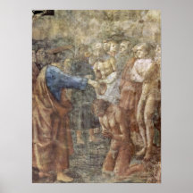 Masaccio - el bautismo de un convertido impresiones